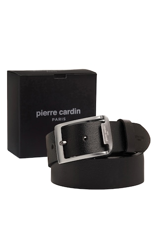 Pierre Cardin Deri Erkek Kemer En 4 Cm Pc-3100 Siyah