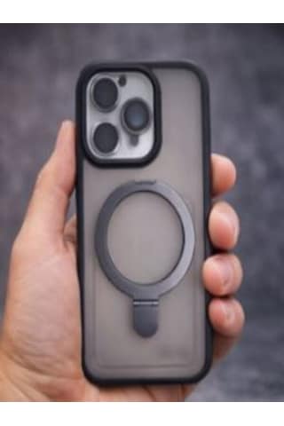 Mmc Trend Apple Uyumlu iPhone 14 Pro Lensli Telefon Kılıfı Siyah