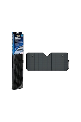 Lampa Premium Mat Siyah Çift Kat Balonlu Güneşlik 145X72 CM 66862