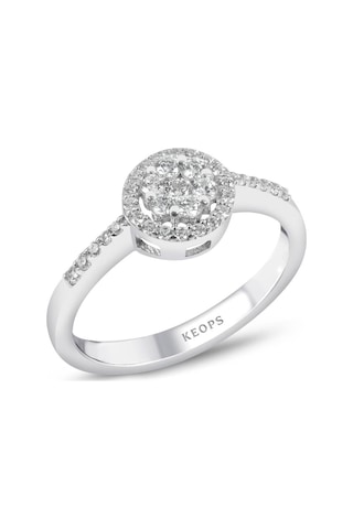 1 Karat Görünümlü Coronet Yüzük