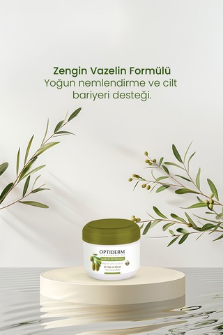 Optiderm Vazelin Zeytinyağlı 100 Ml