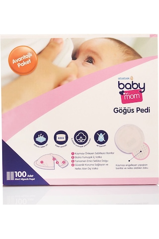 Baby Mom Göğüs Pedi 100'lü