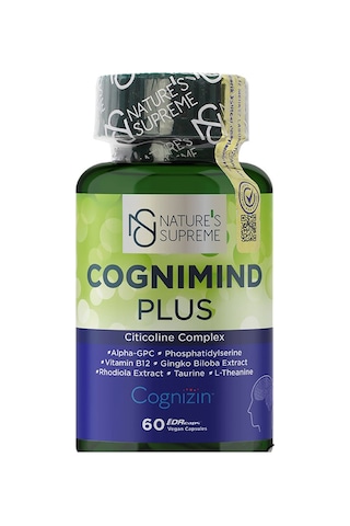 Nature's Supreme Cognimind Plus 60 Kapsül