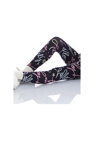 Lovetti Kız Çocuk Hey Dude Desen Tayt 1227 Çok Renkli