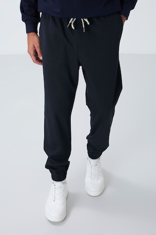 Tommy Life İndigo Yüzeyi Dokulu Standart Fit Erkek Eşofman Alt - 82156 İndigo