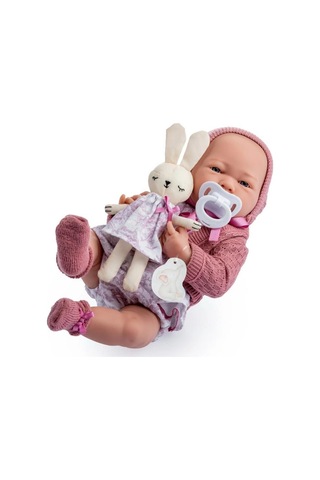Berenguer Boutique Oyuncak Bebek 38 Cm - Pembe Hırka Ve Tavşanlı