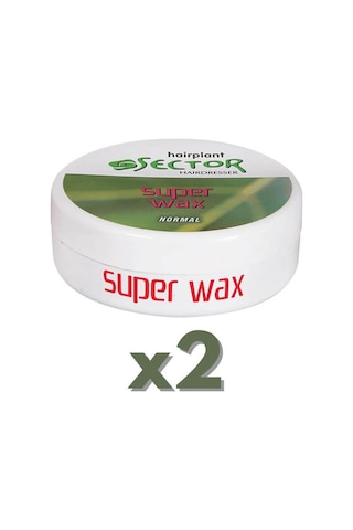 Sector Hairmate Superwax Normal Yeşil Wax 150 Ml 2 Adet
