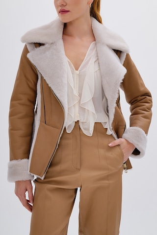 Valmenti Kadın Kürk Taba Mont 616 6593 Bn Kurk Sk24/25 Taba Taba