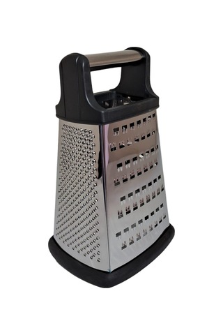 Lüx Saplı 4 Köşe Rende 20 Cm Kutu Rende 3 Fonksiyonlu Kule Rende Peynir Sebze Patates Rende