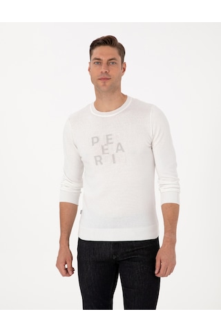 Pierre Cardin Erkek Ekru Kazak /triko 50315737-vr019 Ekru