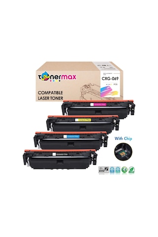Canon Crg-069 Uyumlu Toner Takım- Çipli / 5094c002 /lbp673cdw /mf752cdw /mf754cdw