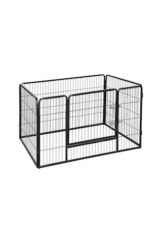 Feandrea Evcil Hayvanlar Için Muhafaza, Köpek Yavrusu Çıkışı, Taşınabilir, 122 X 80 X 70 Cm, Siyah Ppk74h Outlet