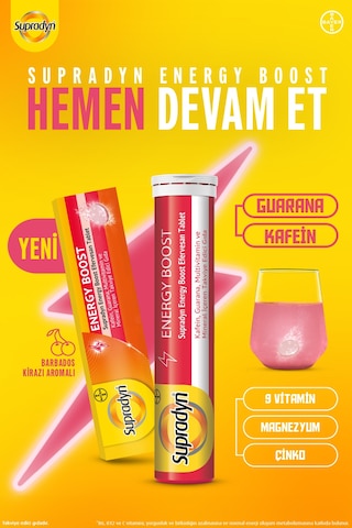 Supradyn Energy Boost Taef 15 Efervesan Tablet