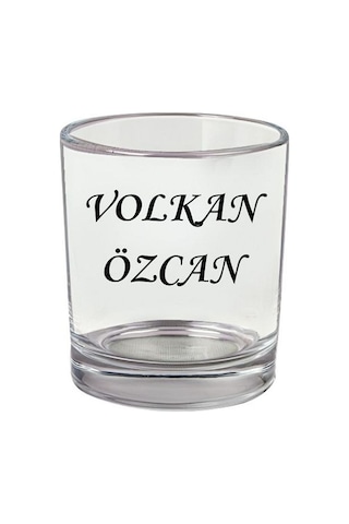 Kişiye Özel Viski Bardağı - Baskılı Viski Bardağı - İsimli Viski Şeffaf