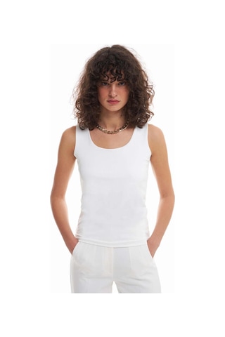 Quzu Ekru Kadın Bluz 60009 Ekru