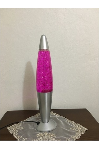Lava Lambası -Lav Lamba Yıldızlı 6 Farklı Renk (Büyük Boy 40 Cm)