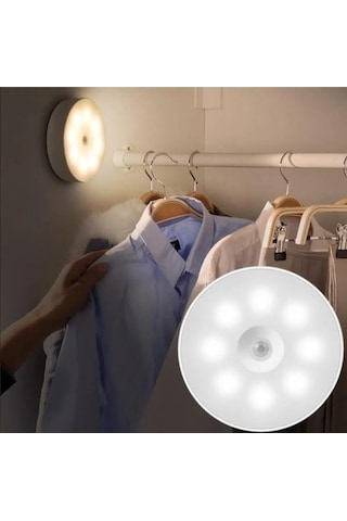 Sge Teknoloji 16 Led 2 Renk 5 Modlu Beyaz Ve Gün Işığı Hareket Sensörlü Type-c Girişli Led Lamba Diğer
