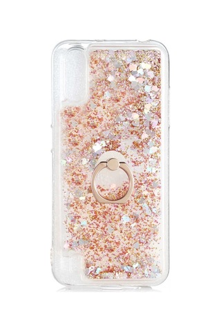 Samsung Uyumlu Galaxy A01 Kılıf Zore Milce Kapak-Gold