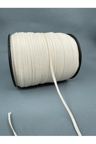 4 Mm Askılık Grogren Şerit 5 Metre - Ekru