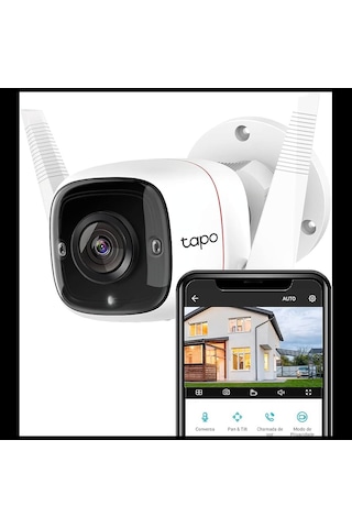 Tp-lınk Tapo Tc65 C310 30mpix İç Ve Dış Mekan Ip66 Wifi 30mt. Gece Görüşü İki Yönlü Ses Güvenlik Kamerası 1923