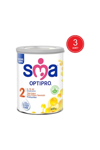 SMA Optipro 2 Probiyotik Devam Sütü 800 gr 3 Adet