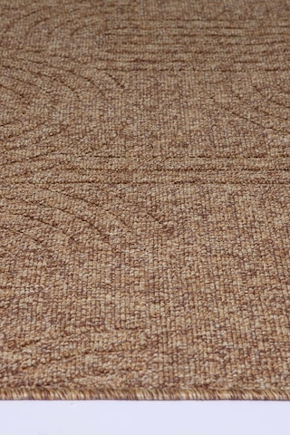Seyran Loopy 623 Kahve Halı Ince Mutfak Kilim Salon Kesme Halı Yolluk Kahve