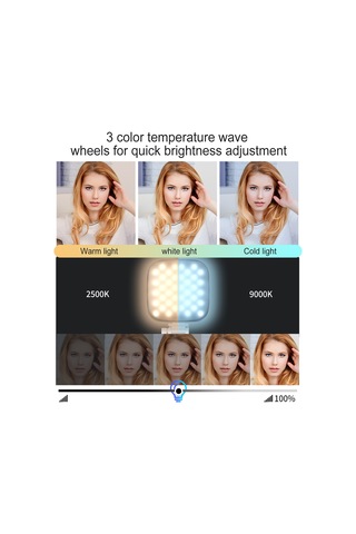 Youtek "v15 Klipsli Akıllı Telefon Aydınlatma Lambası - 2500k-9000k Renk Sıcaklığı, 1000mah Pil"