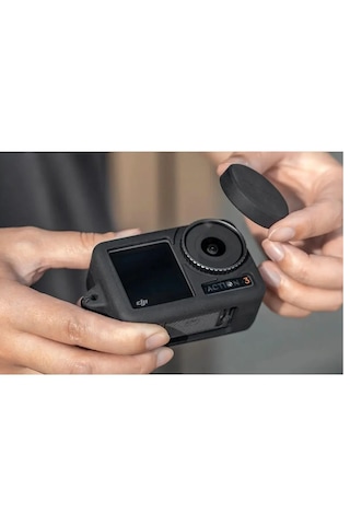 Mettzchrom Dji Osmo Action 6 Uyumlu Silikon Kılıf Koruma Kılıfı Soft Case