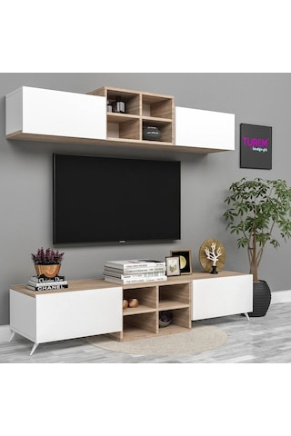 Nesrin Tv Ünitesi Mdf Siyah