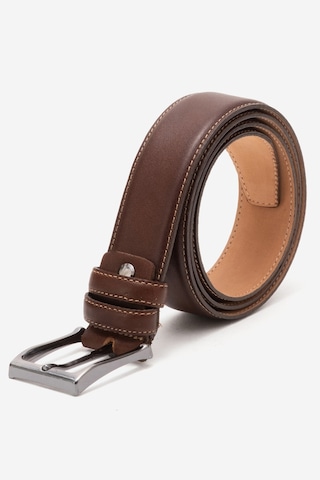 Dericlub Hakiki Deri 3.5cm Erkek Takım Elbise Dikişli Klasik Kemer 518 Açık Kahve Açık Kahverengi
