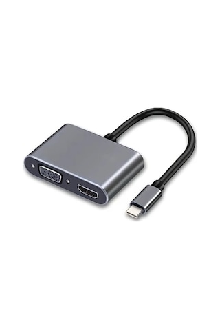 Xuweiwei 4k Hdtv Vga Pd Sarj Ve Ssd Yuvasi 4ü 1 Arada Usb C Hub Adaptörü Nintendo Switch Macbook
