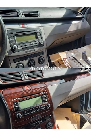 Volkswagen Passat B6 Maun Renk Full Set Torpido Konsol Maun Kaplama