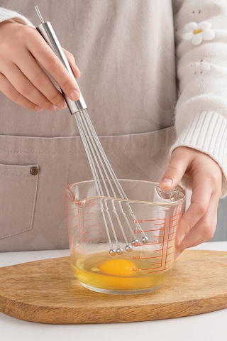 Bilyalı Yeni Nesil Çırpıcı - Paslanmaz Çelik - Ekstra Dayanıklı