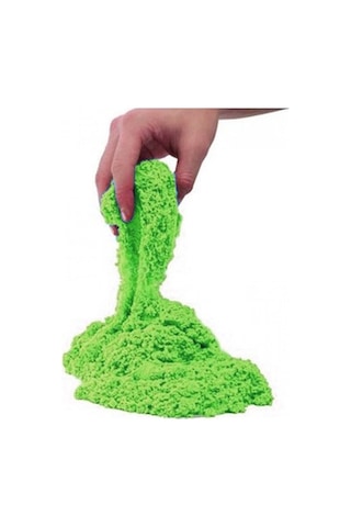 Kinetik Kum 1kg - Yeşil Renk Yeşil