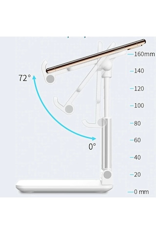 Mey İthalat Katlanabilir Masaüstü Telefon Tutucu Stand Cm-280