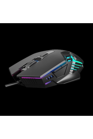 Gamdıas Aura Gs4, Çok Renkli Aydınlatma, Usb Kablolu, 6 Tuşlu, Gaming Mouse, 3.600 Dpı, Siyah Diğer