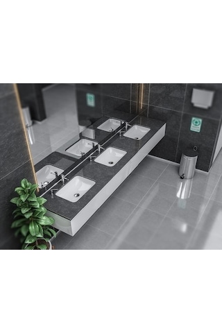 Turkuaz Seramik Cerastyle City Tezgah Altin Hilton Lavabo 55 x 40 Dikdörtgen