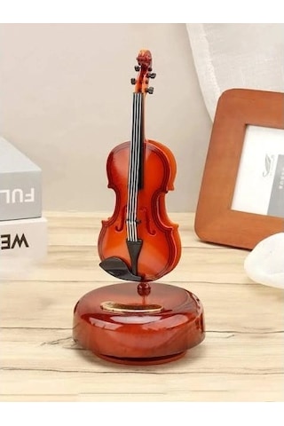 Dodes Hareketli Violin Müzik Kutusu