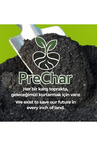 Prechar Meşe Odunu Bazlı Karbon Toprak Düzenleyici 16l Biochar 3mm Ve Altı 0