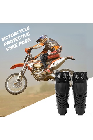 Wezone Motorsiklet Dizlikleri - Pe+eva Malzeme, Hafif Ve Dayanıklı Diz Koruyucu Siyah