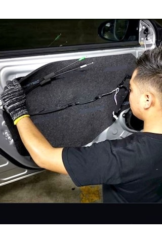 Araç Oto Ses Isı Yalıtım 20cmx5metre 9mm Yapışkanlı Kauçuk
