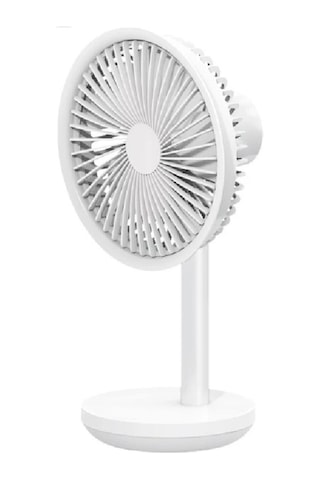 Xiaomi Vantilatör Usb Şarj Masaüstü Şarjlı Otomatik Döner Başlıklı Vantilatör Elektrik Fan Beyaz