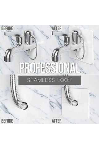 Sones Kare Delik Dekorasyon Kapağı Duvar Deliği Tıkacı, Stil: 2.2cm Delik Gümüş