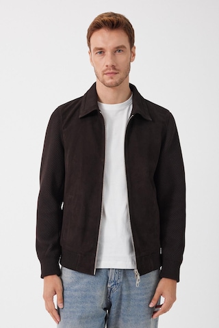 Leopoldo Kahverengi Nubuk Deri Mont Kahverengi