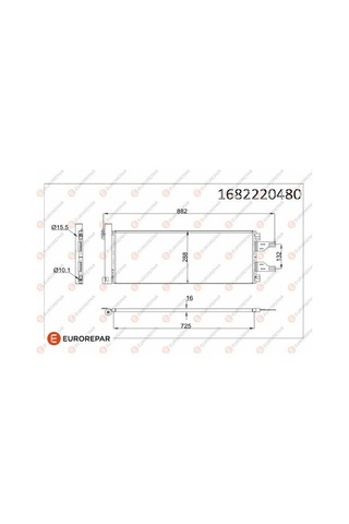 Klima Radyatörü - Fiat Ducato - Eurorepar-1682220480
