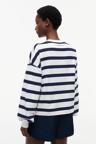 Tommy Hilfiger Th Roundal C-nk Rlx Longsleeve Kadın Beyaz T-shirt - Ww0ww50969
