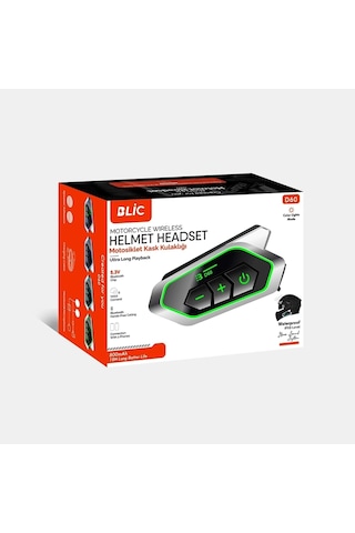 Ceylan Adam D60 Motor Kask Kulaklık Rgb Modlu Motosiklet Kulaklık Su Geçirmez 5.3 Bluetooth Intercom