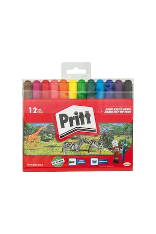 Pritt 12'li Jumbo Keçeli Kalem