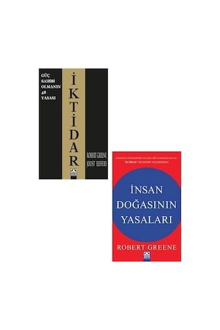 2 Kitalık Set İktidar İnsan Doğasının Yasaları Robert Greene