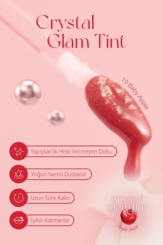 Clio Crystal Glam Tint 19 Baby Apple